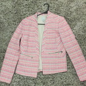Pink and cream Blazer